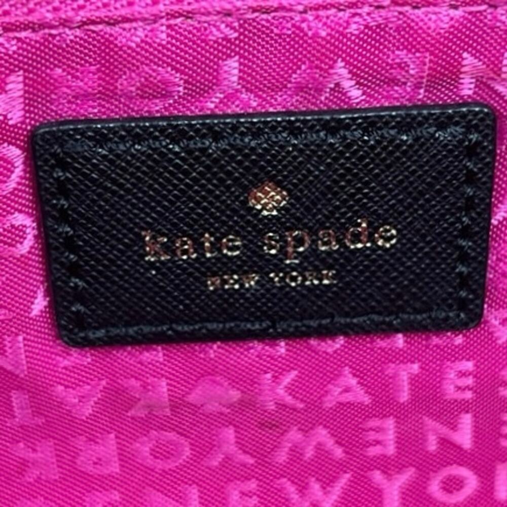 Kate Spade Charlotte Street Alek Black Leather Chain Strap Crossbody Purse Bag - Picture 7 of 7